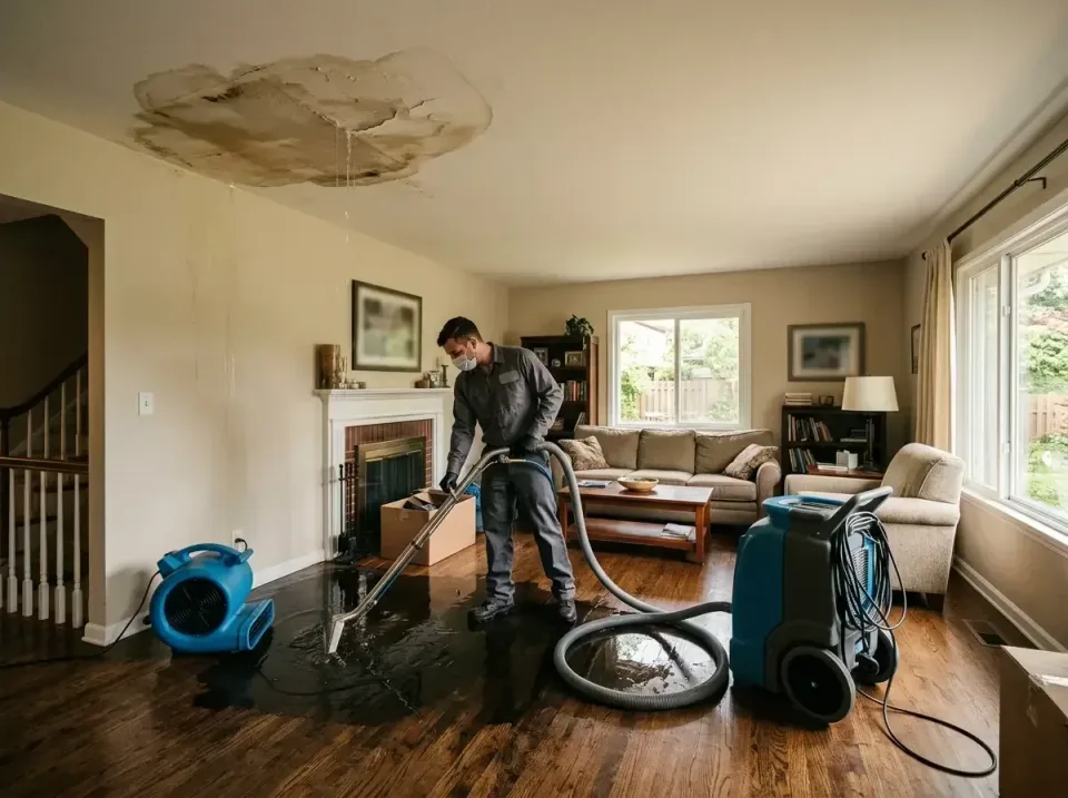 attic-pipe-burst-ceiling-drip-008 — frequently asked questions, Water Damage Restoration & Carpet Care in Ingalls Park, IL